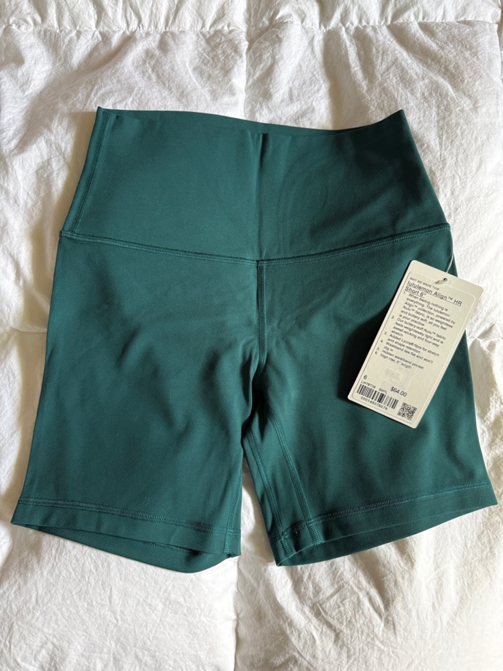 Lululemon Align High-Rise short 6” - Storm Teal